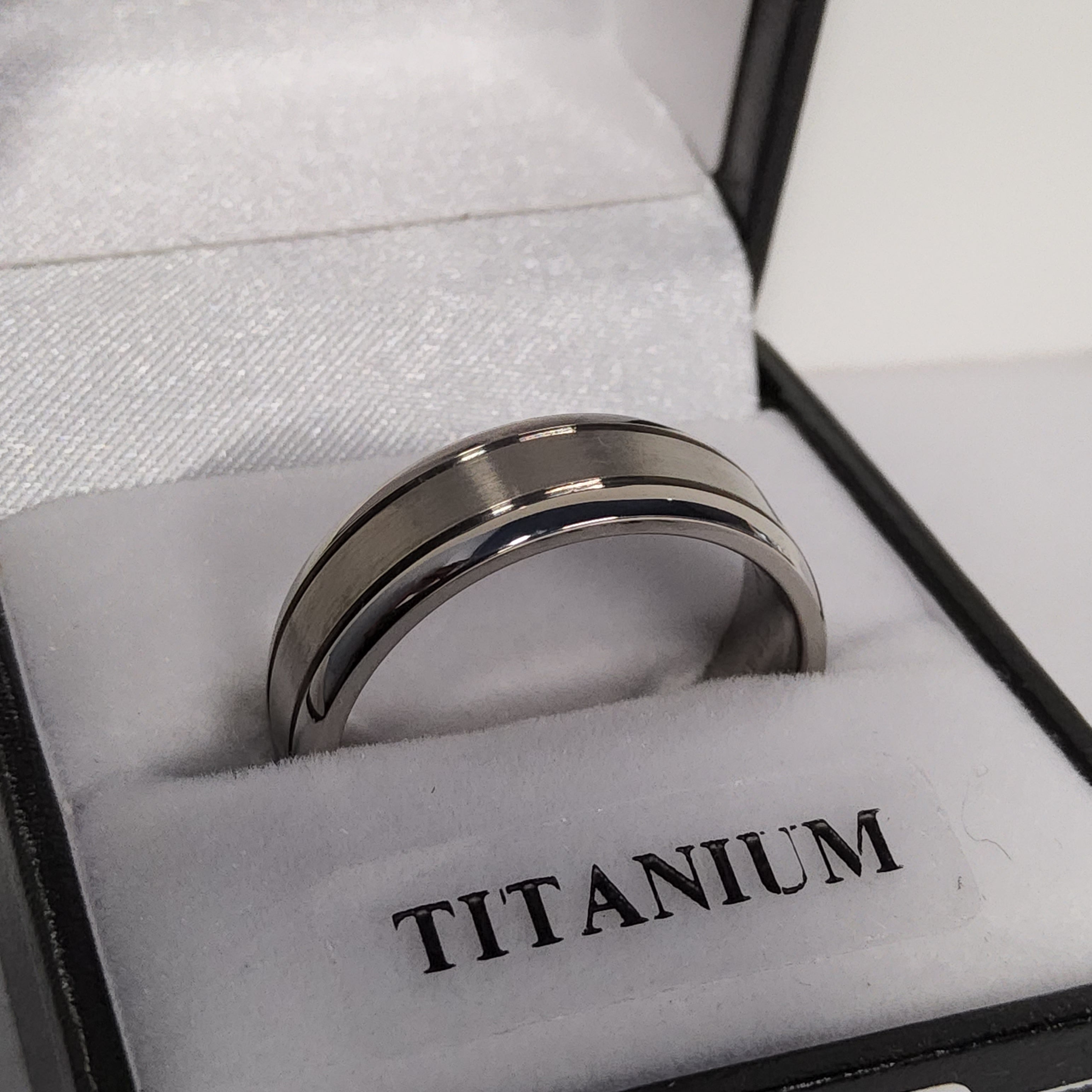 Titanium Band TR4 - Size 10.5 (Sizes 5 through 15 can be ordered)