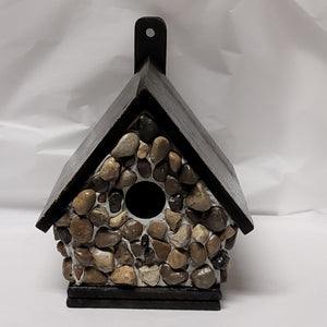 Birdhouse - Wood with Stones