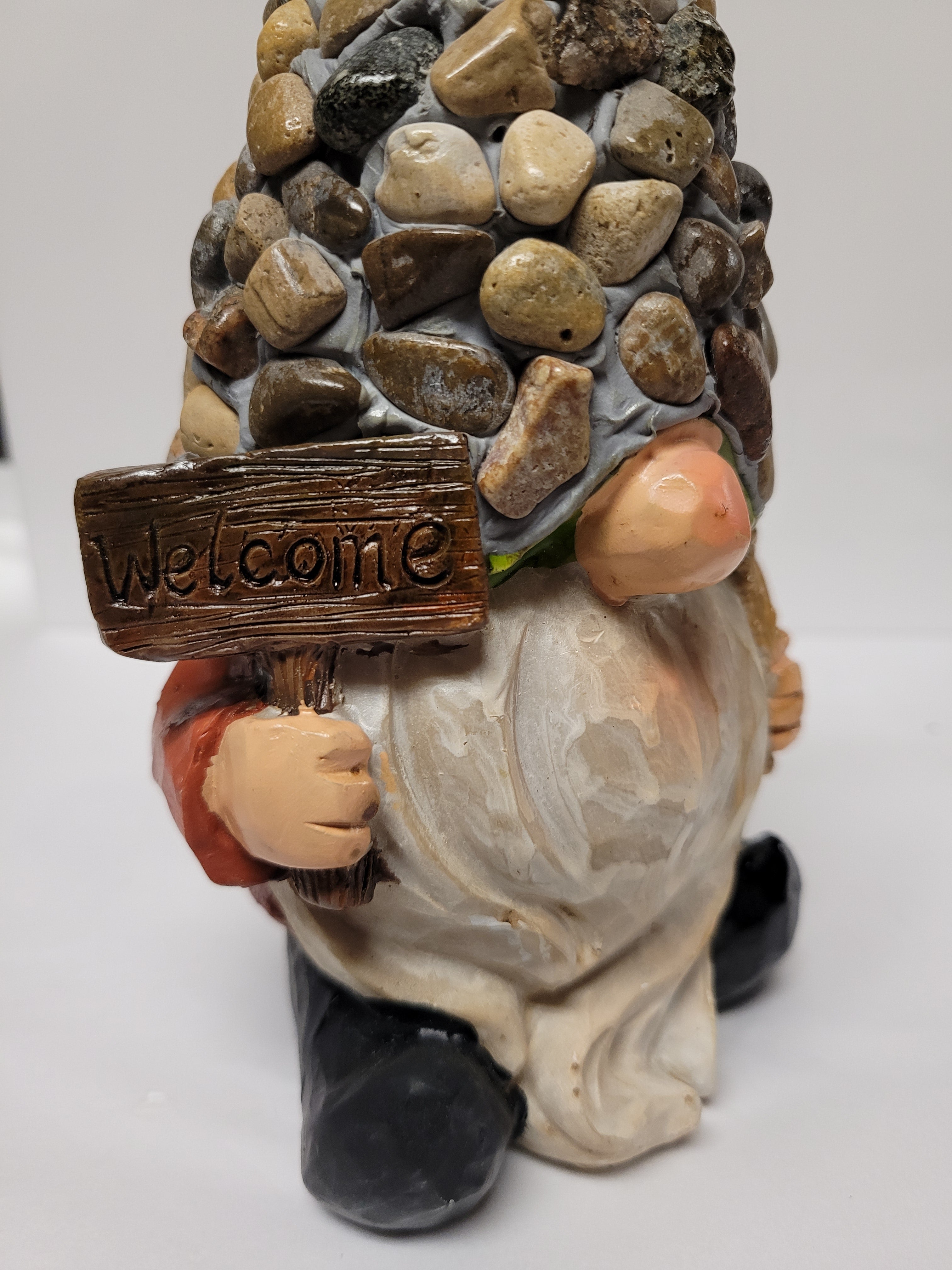 Gnome Figurine - Stones - 8 inch