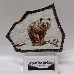 Stone Decor - Grizzly Bear