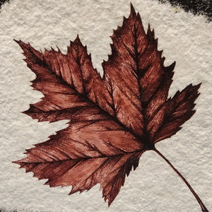 Stone Decor - Maple Leaf