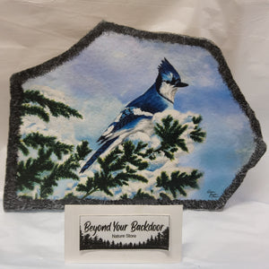 Stone Decor - Blue Jay - Large