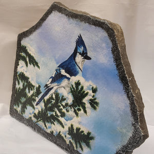 Stone Decor - Blue Jay - Large