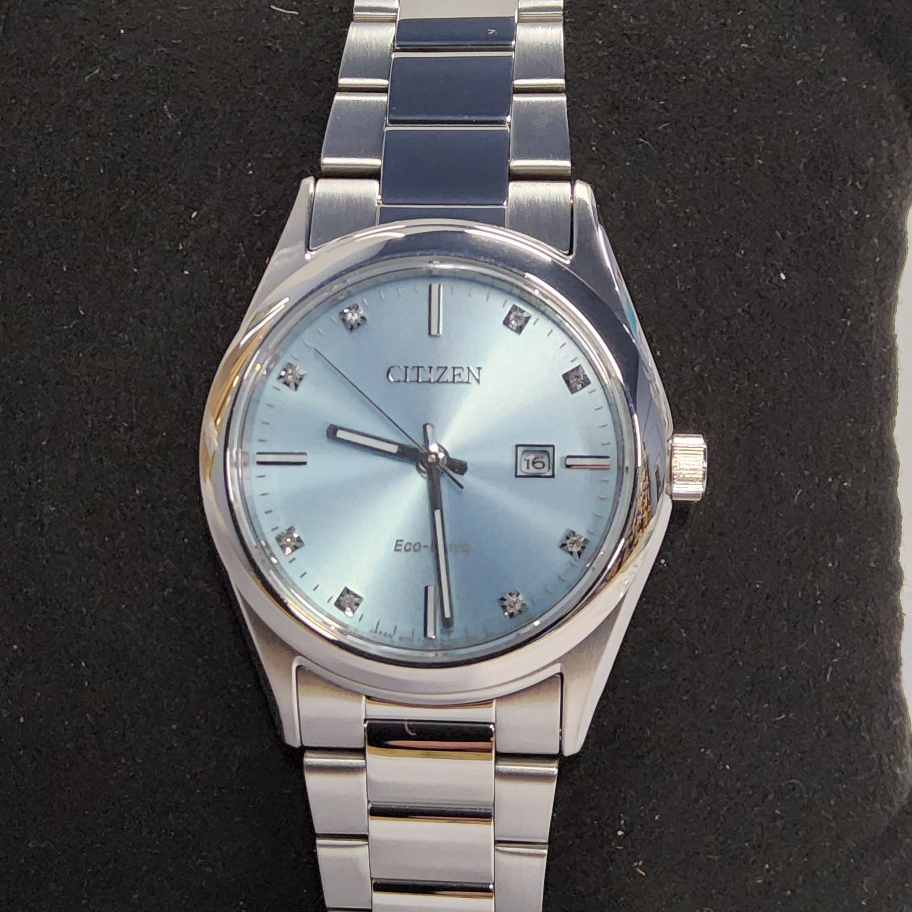 Citizen Eco-Drive Stainless Steel Watch EW2700-54L