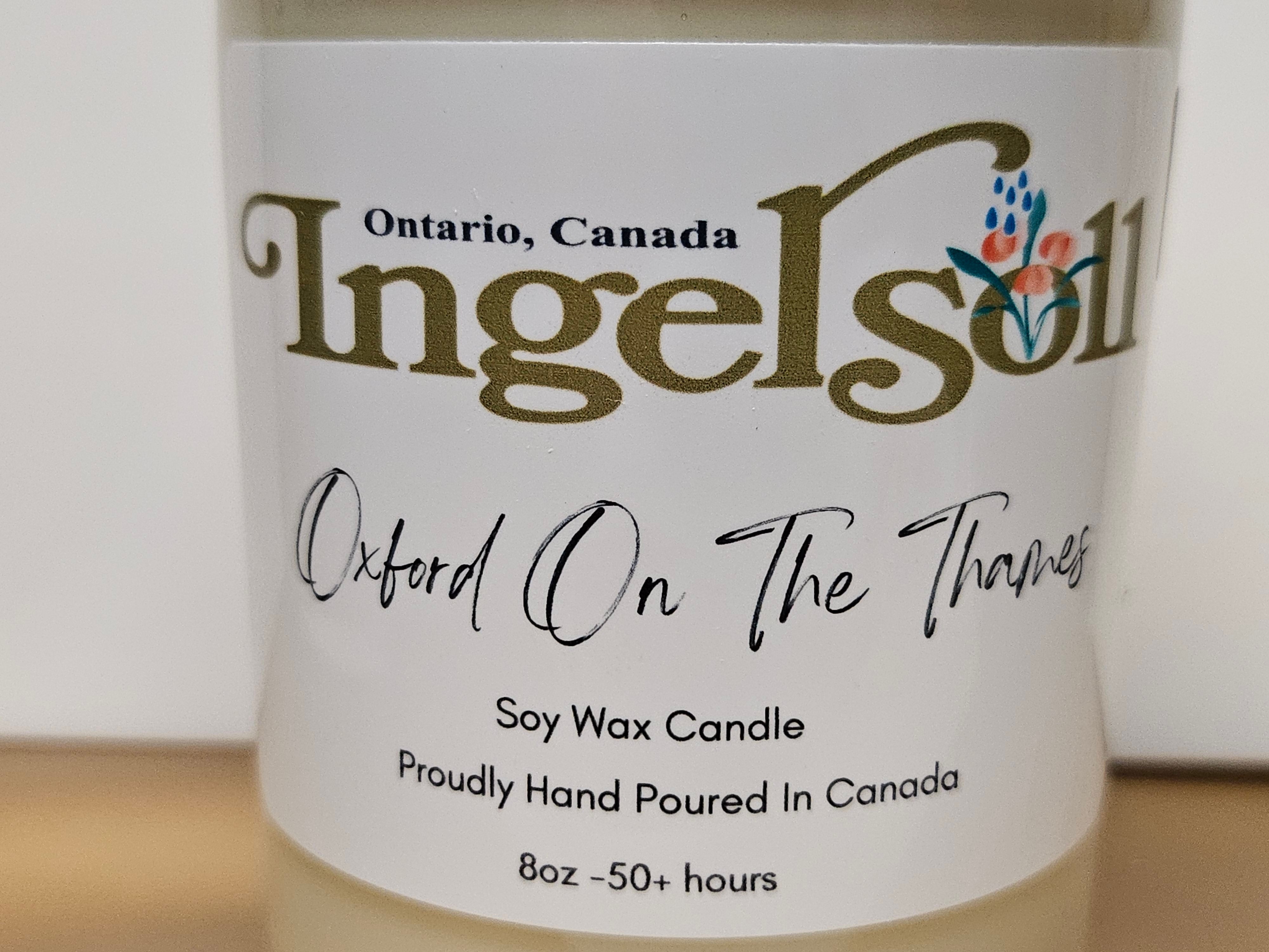 Ingersoll Soy Wax Candle - Oxford on the Thames - 8oz