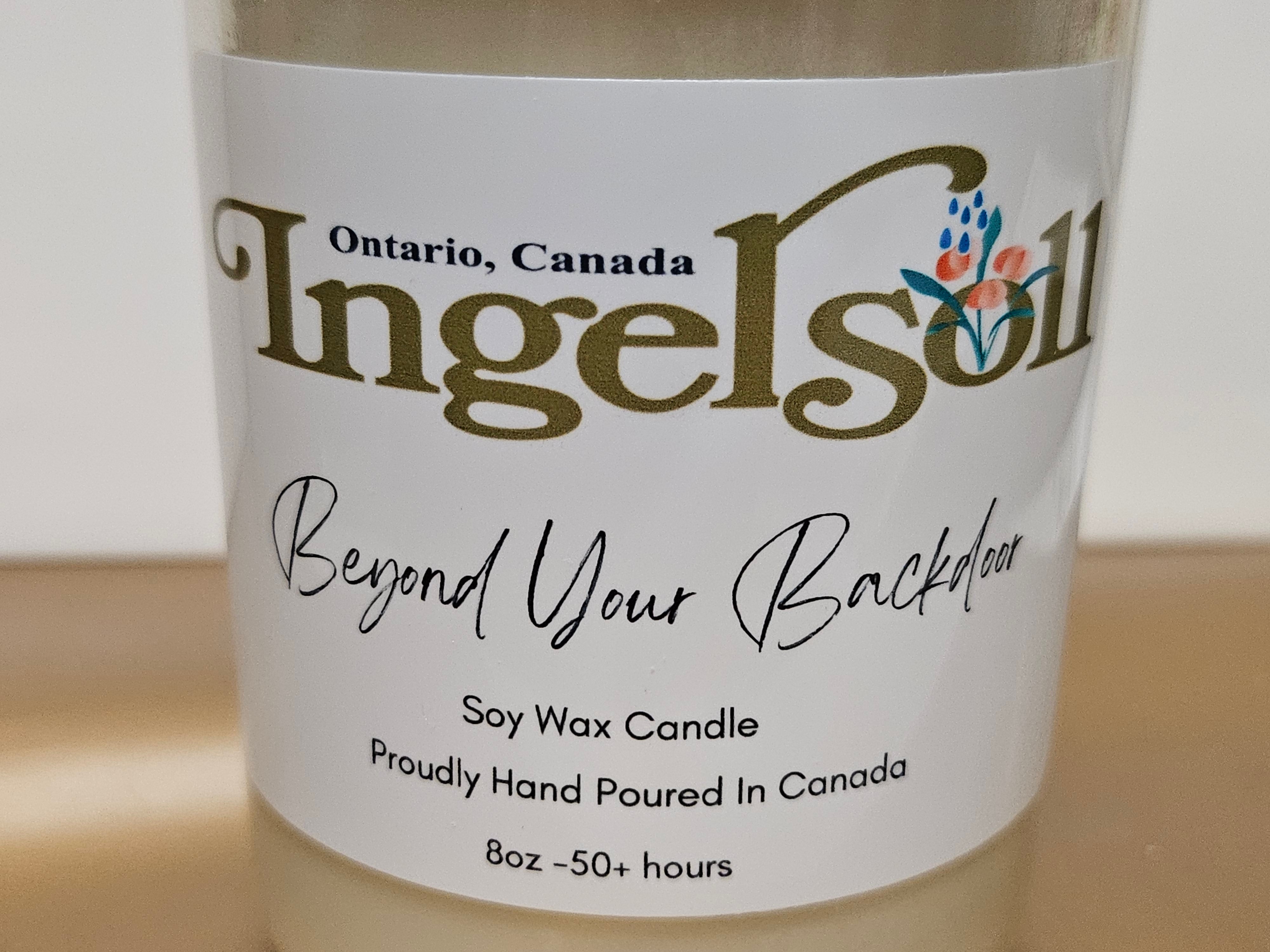 Ingersoll Soy Wax Candle - Beyond Your Backdoor - 8oz