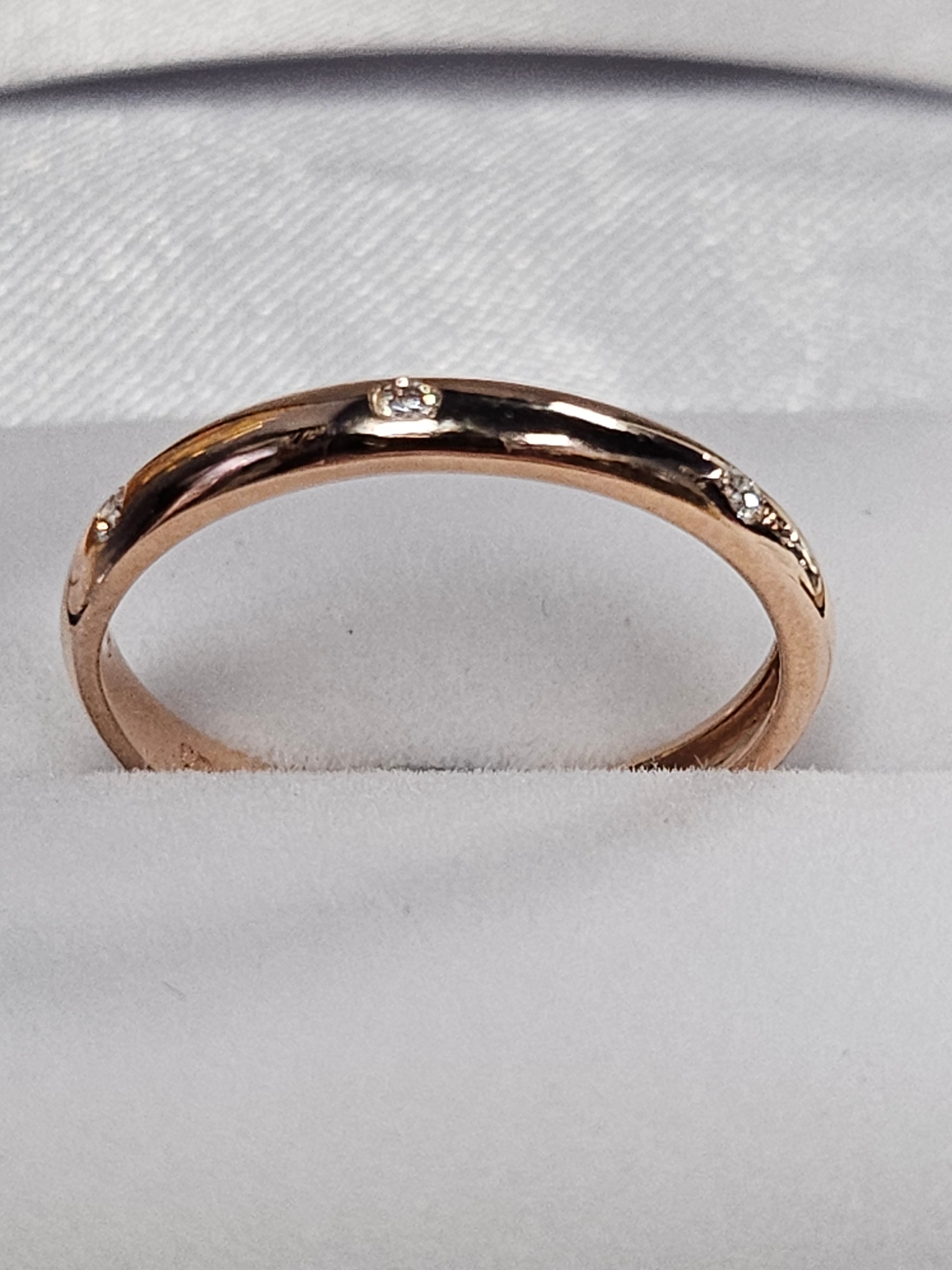 Gold Band - 14Kt Rose Gold - Ladies RM5621
