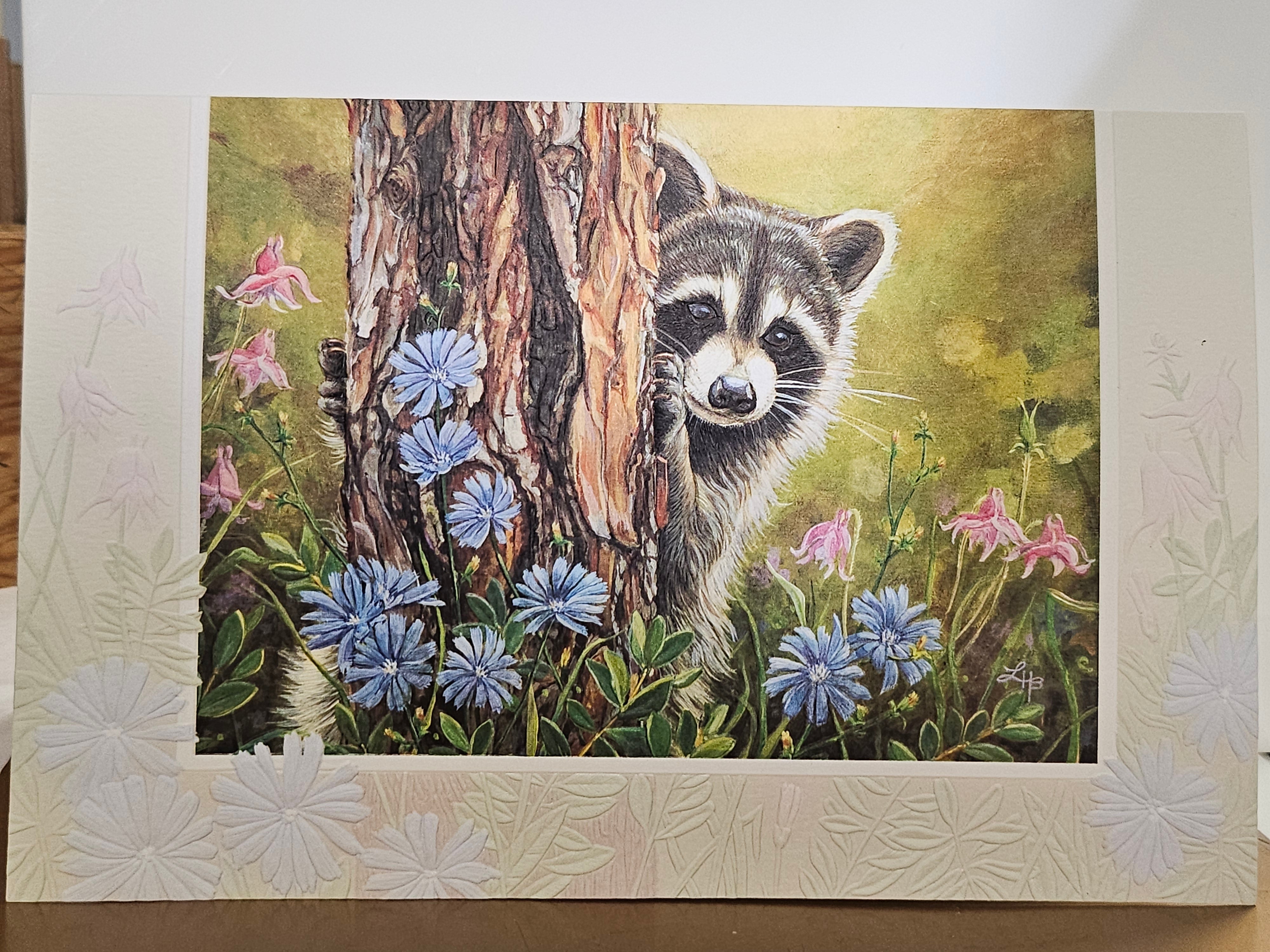 Greeting Card - Blank - Raccoon - Pumpernickel Press - 40647