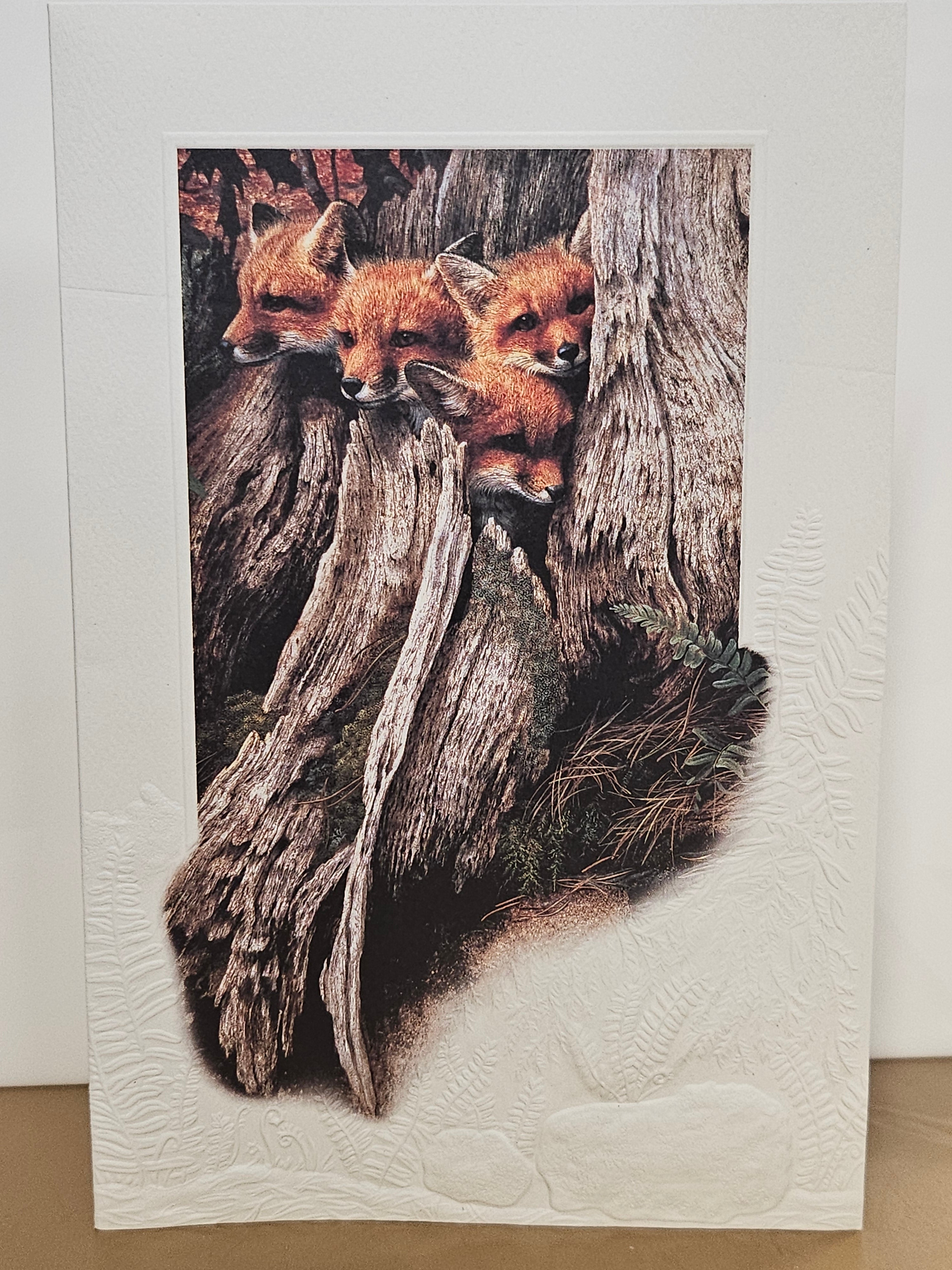 Greeting Card - Blank - Foxes - Pumpernickel Press - 40028