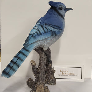 Bird Figurine - Blue Jay on Branch 87758-A