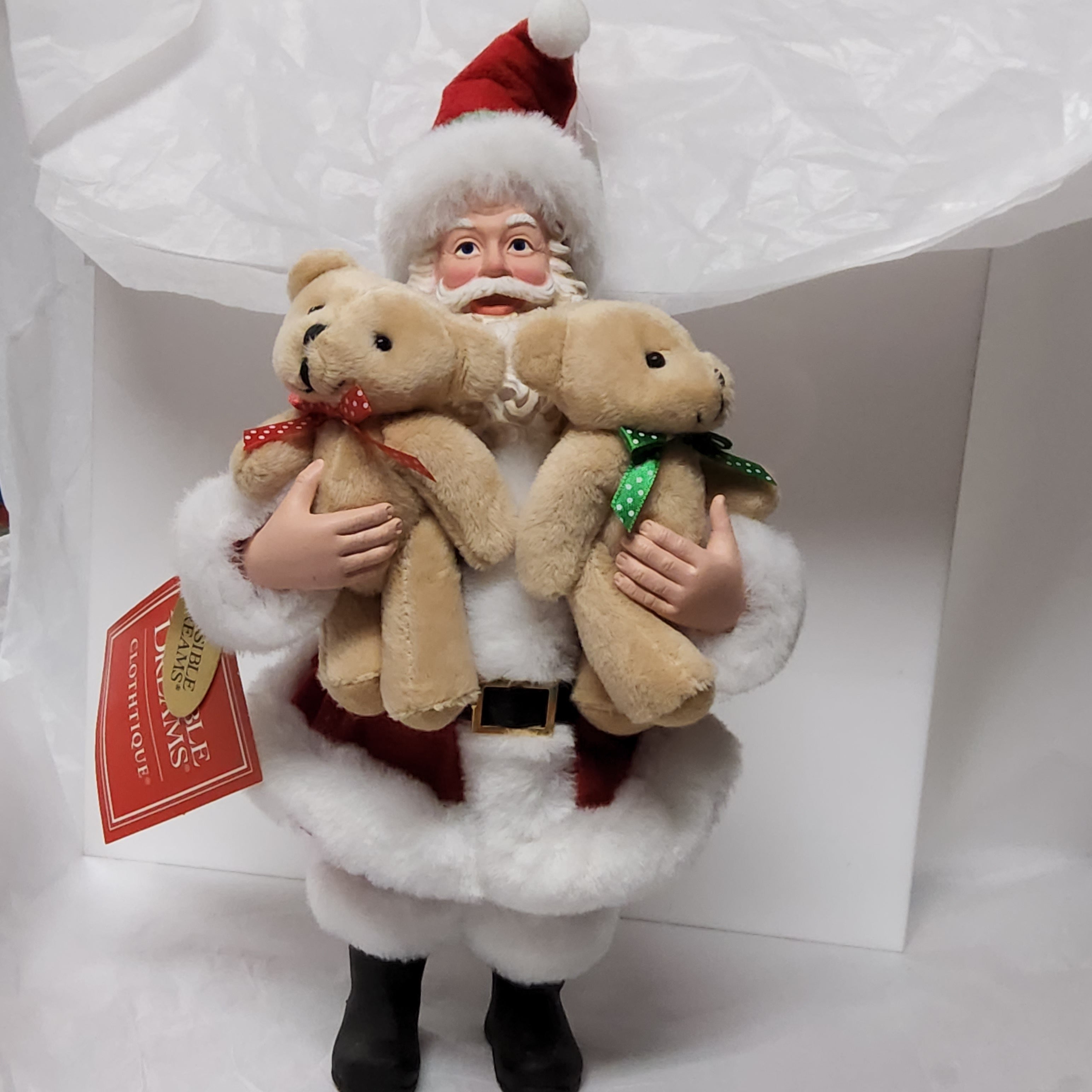 Clothtique Possible Dreams Santa - Grin and Bear It - 6011969