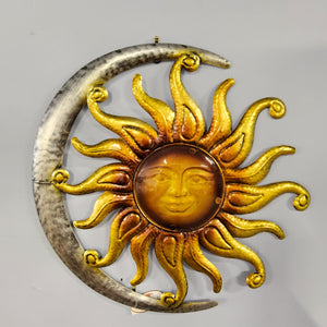 Metal Wall Art - Sun and Moon - 94222