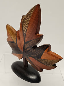 Wooden Maple Leaf Sculpture - 7599920