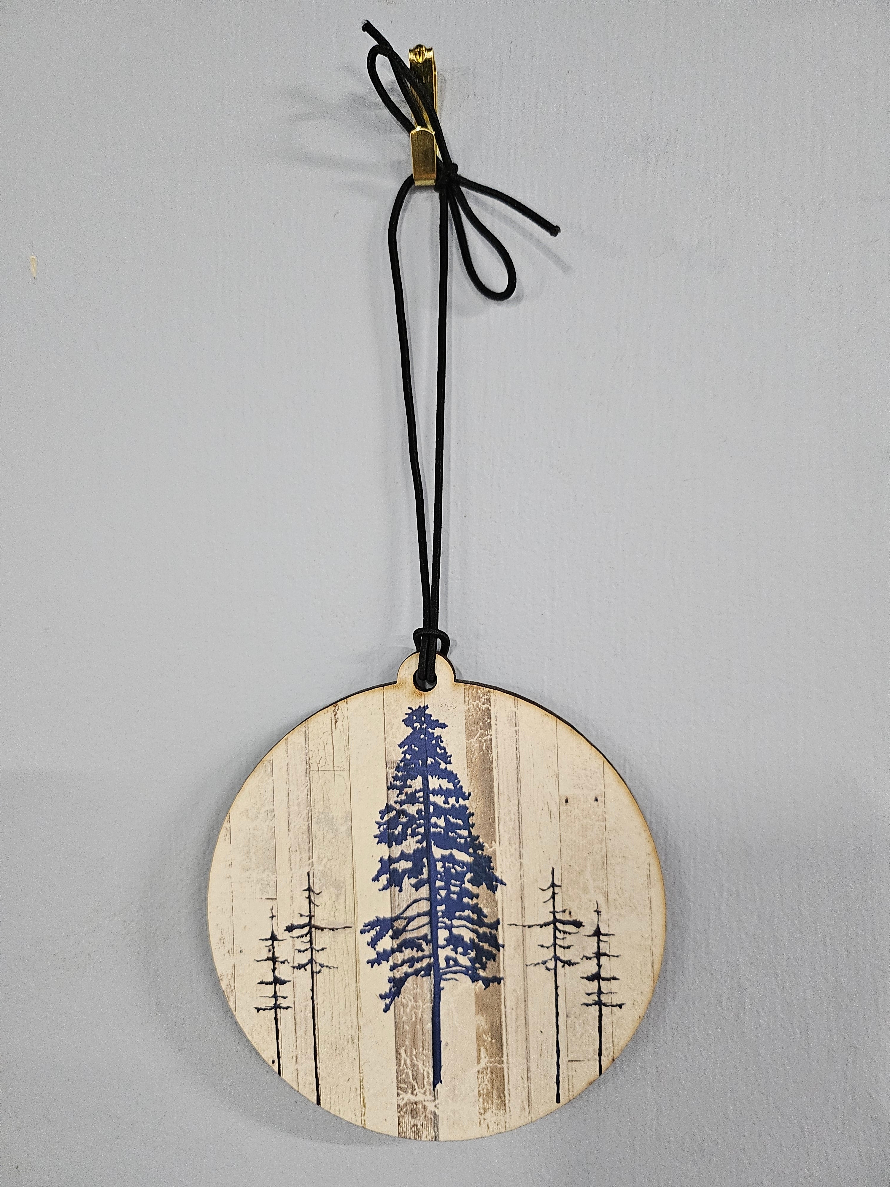 Wood Ornament - Trees - 17-0145