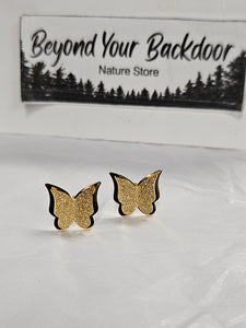 STEELX Earrings - Shimmering Butterfly - Stud