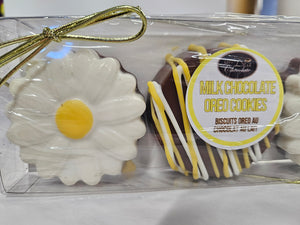 Chocolate Oreo Cookies - Daisy 3 piece - Milk Chocolate - 78g - Andea - H00428