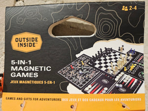 5-in-1 Magnetic Games - By Outside Inside OI-99960