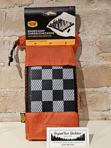 Basecamp Magnetic Chess/Checkers Set - By Outside Inside OI-99929