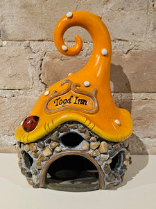 Toad House - Stone and lady bug