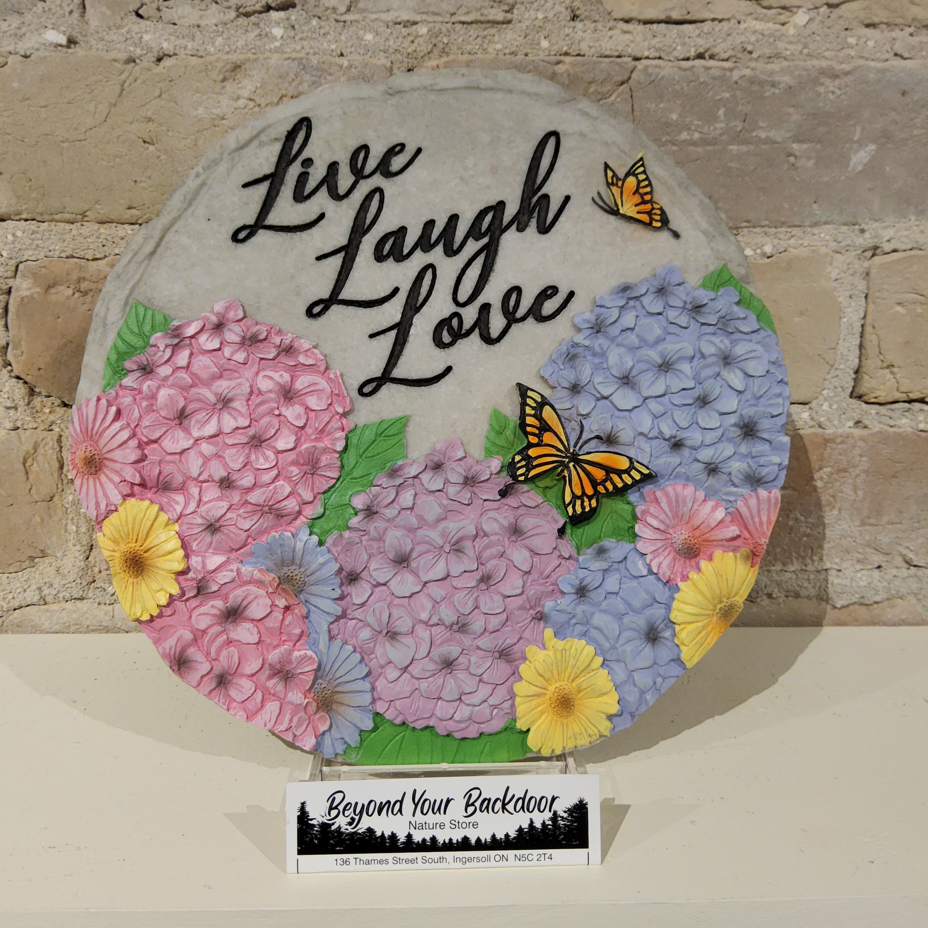 Stepping Stone / Wall Plaque - Live Laugh Love - 13238