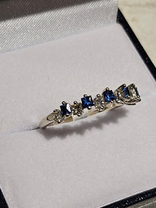 Sapphire and Diamond Ring