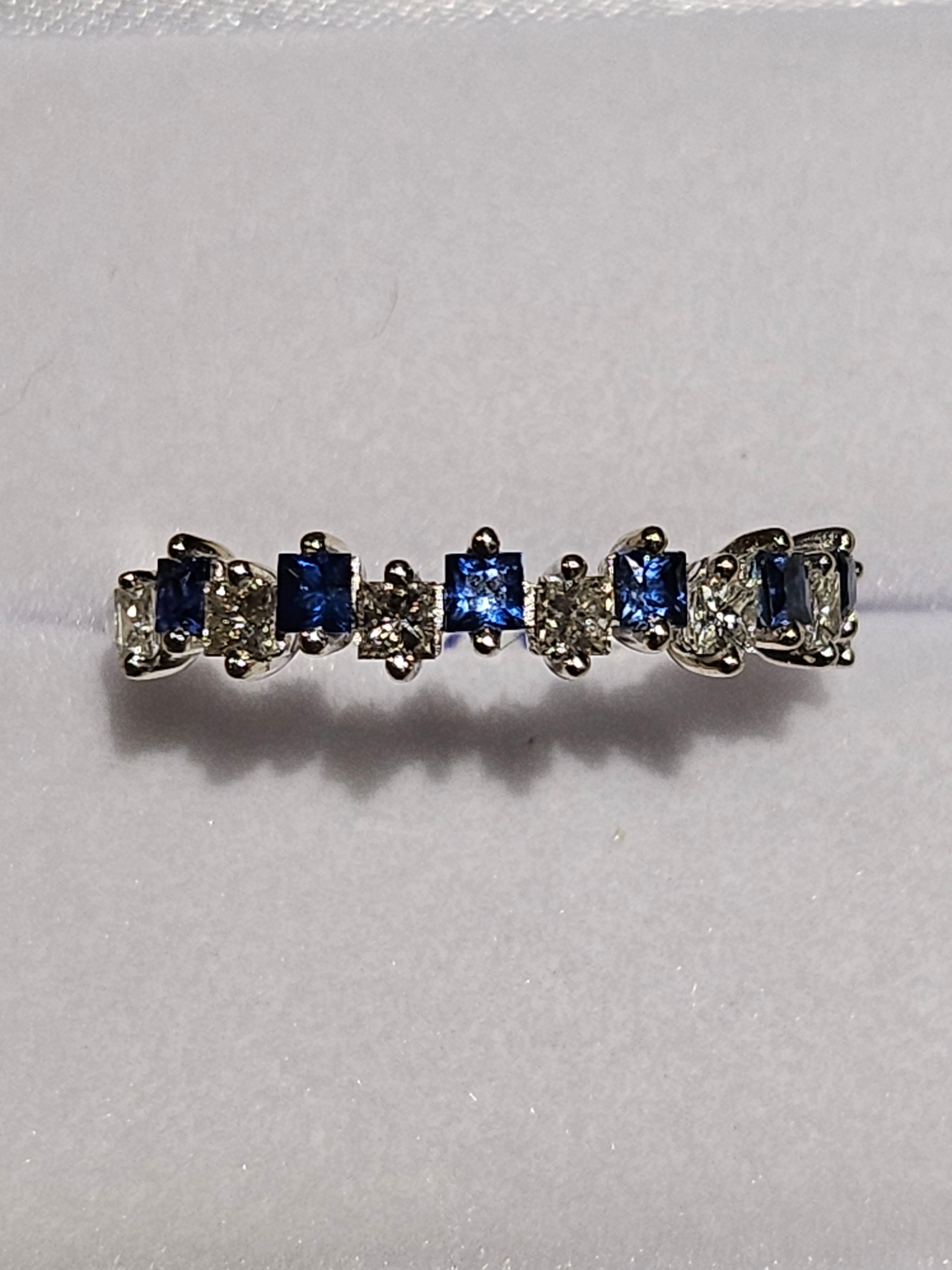 Sapphire and Diamond Ring