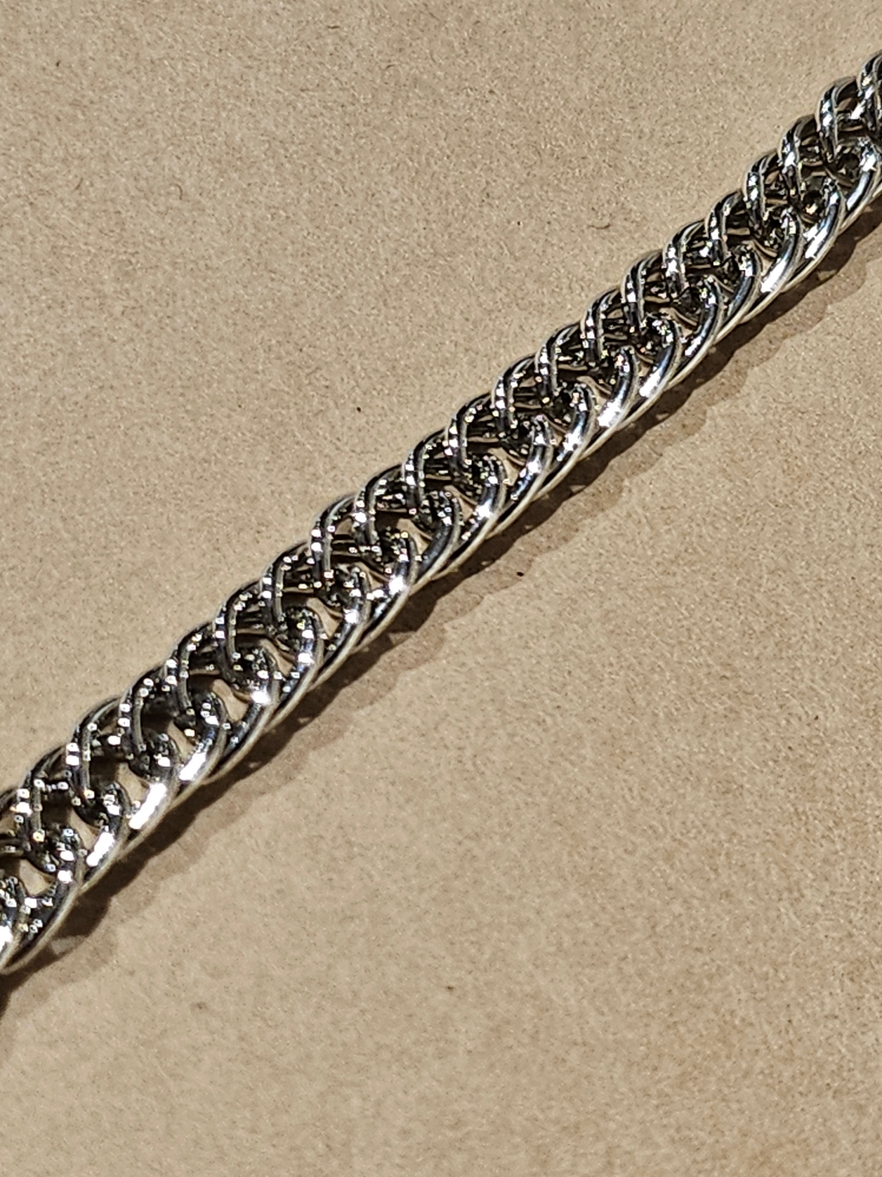 Pocket Watch Chain - Silver Plated