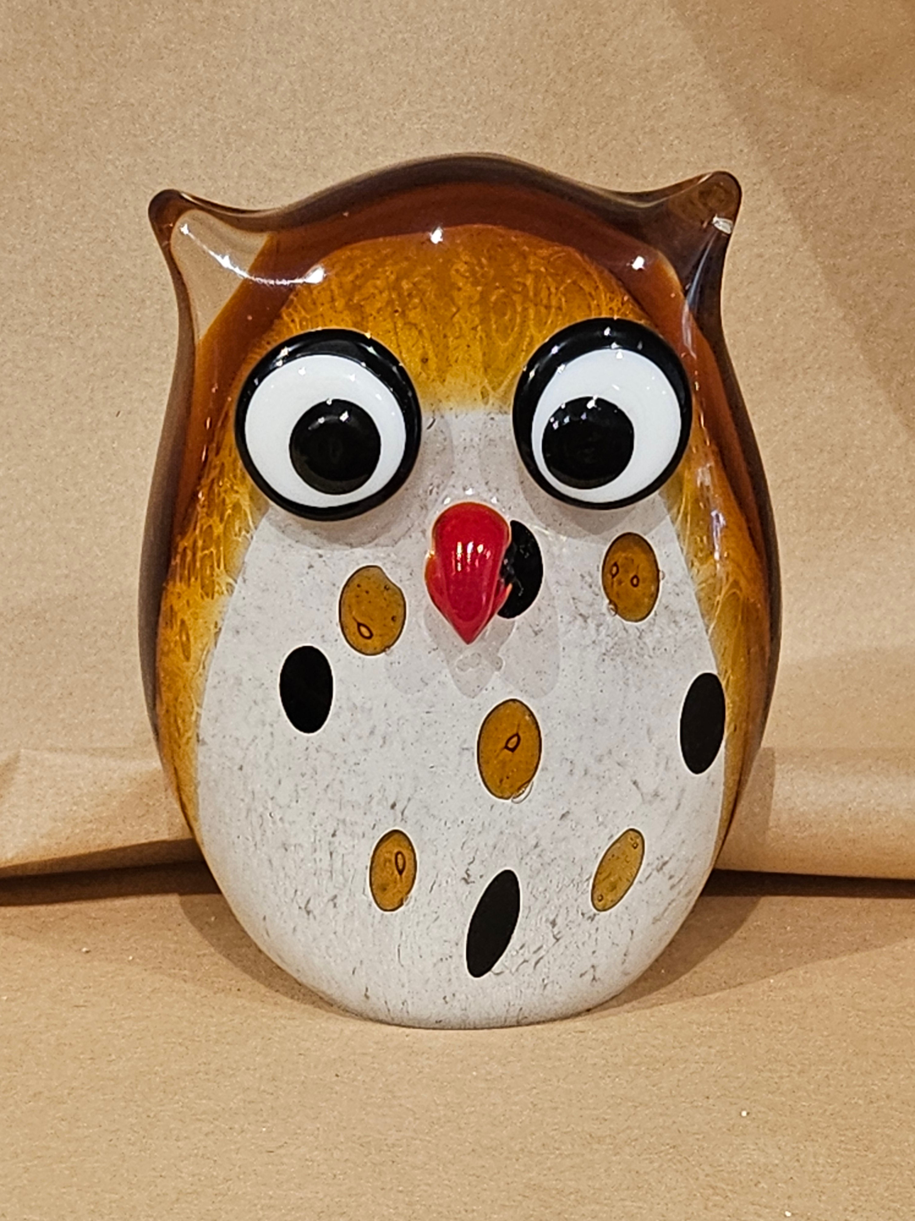 Glass Whimsy Owl - Y8089