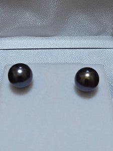 Fresh Water Black Pearl Earrings - $147