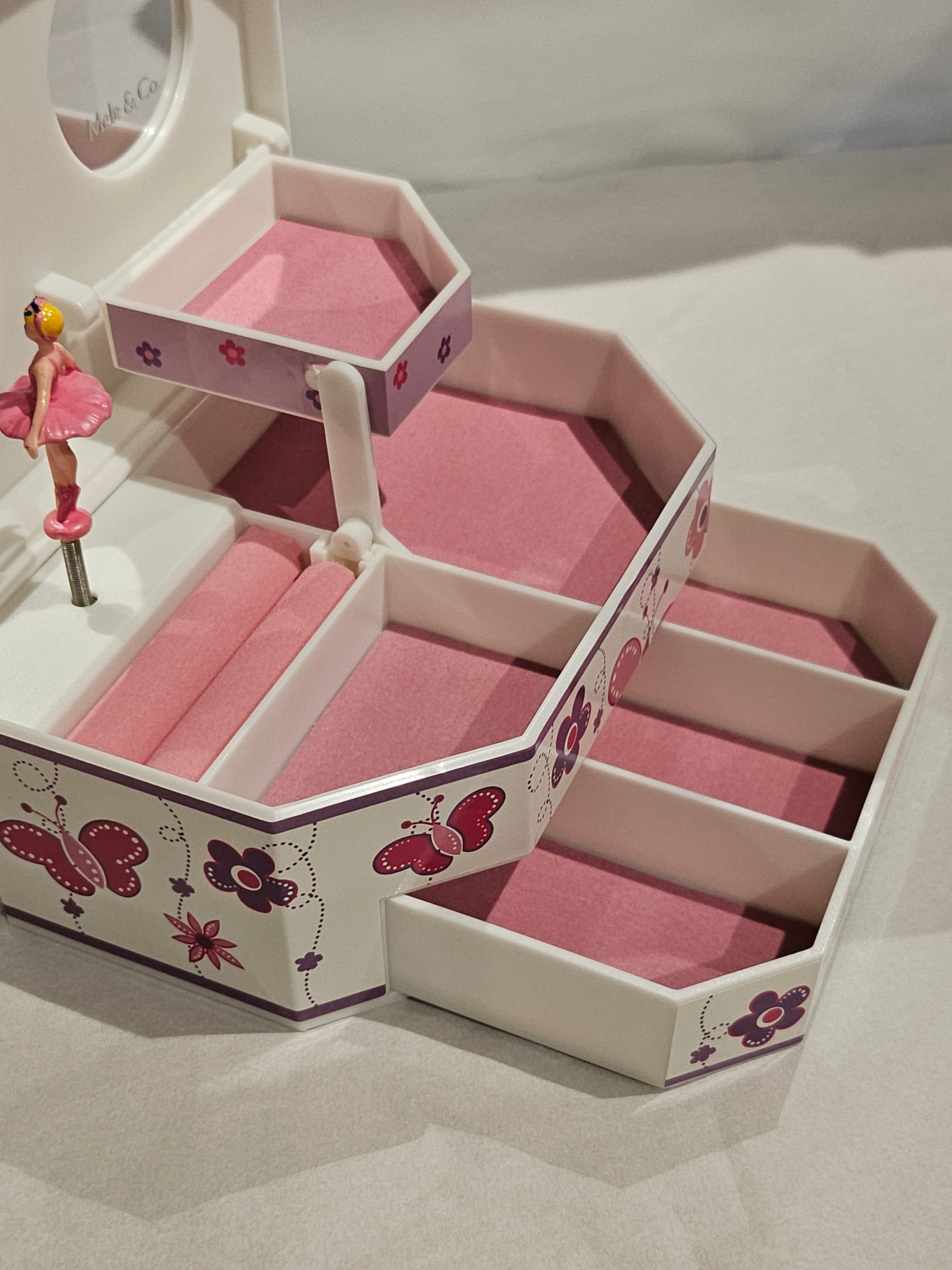 Children's Jewellery Box - Ballerina, Butterflies and flowers