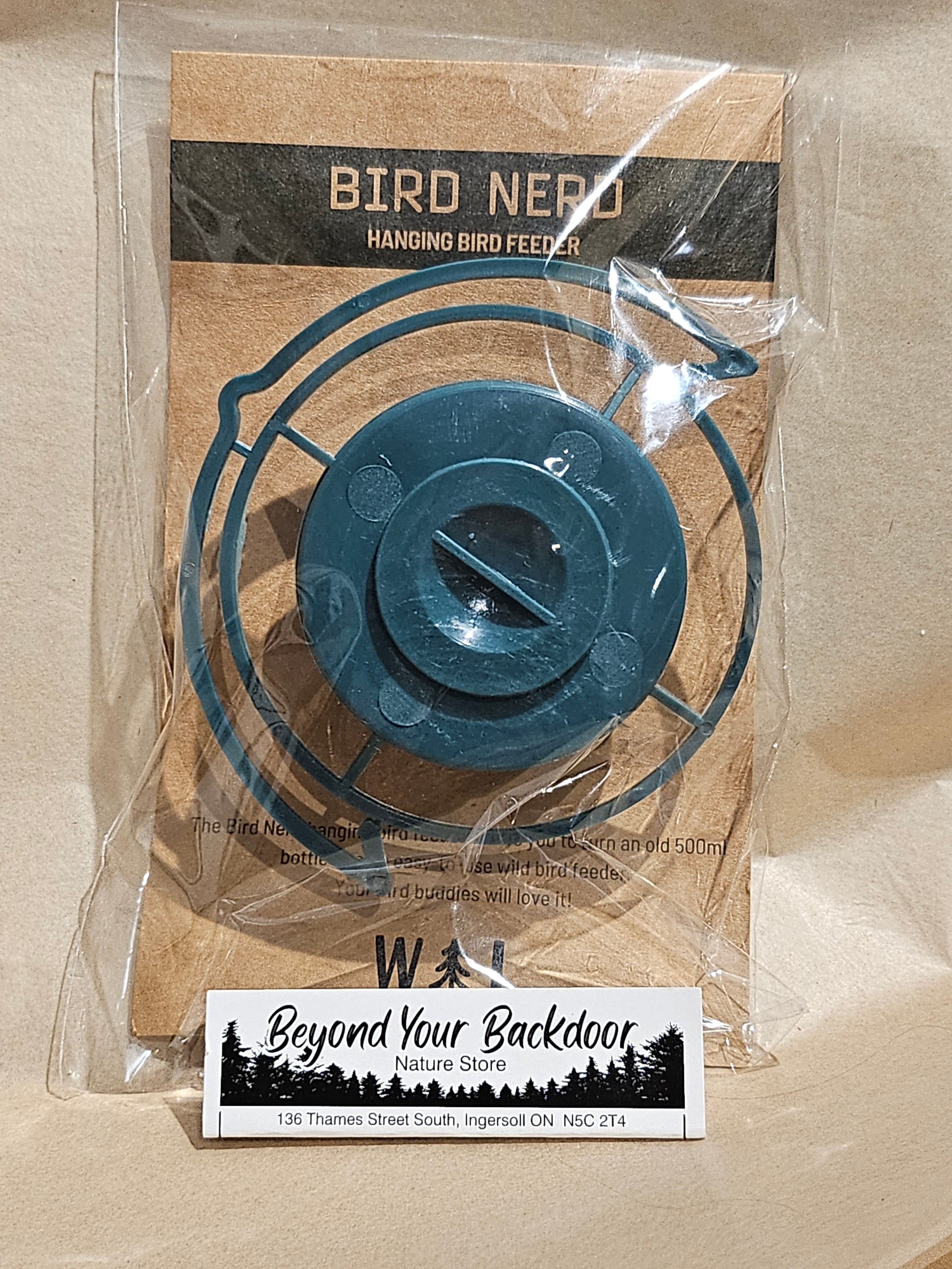 Bird Nerd Recycled Bottle Bird Feeder