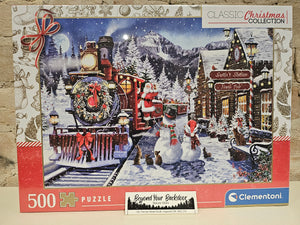 Clementoni Puzzle - Train Station - 500 pieces - 81502