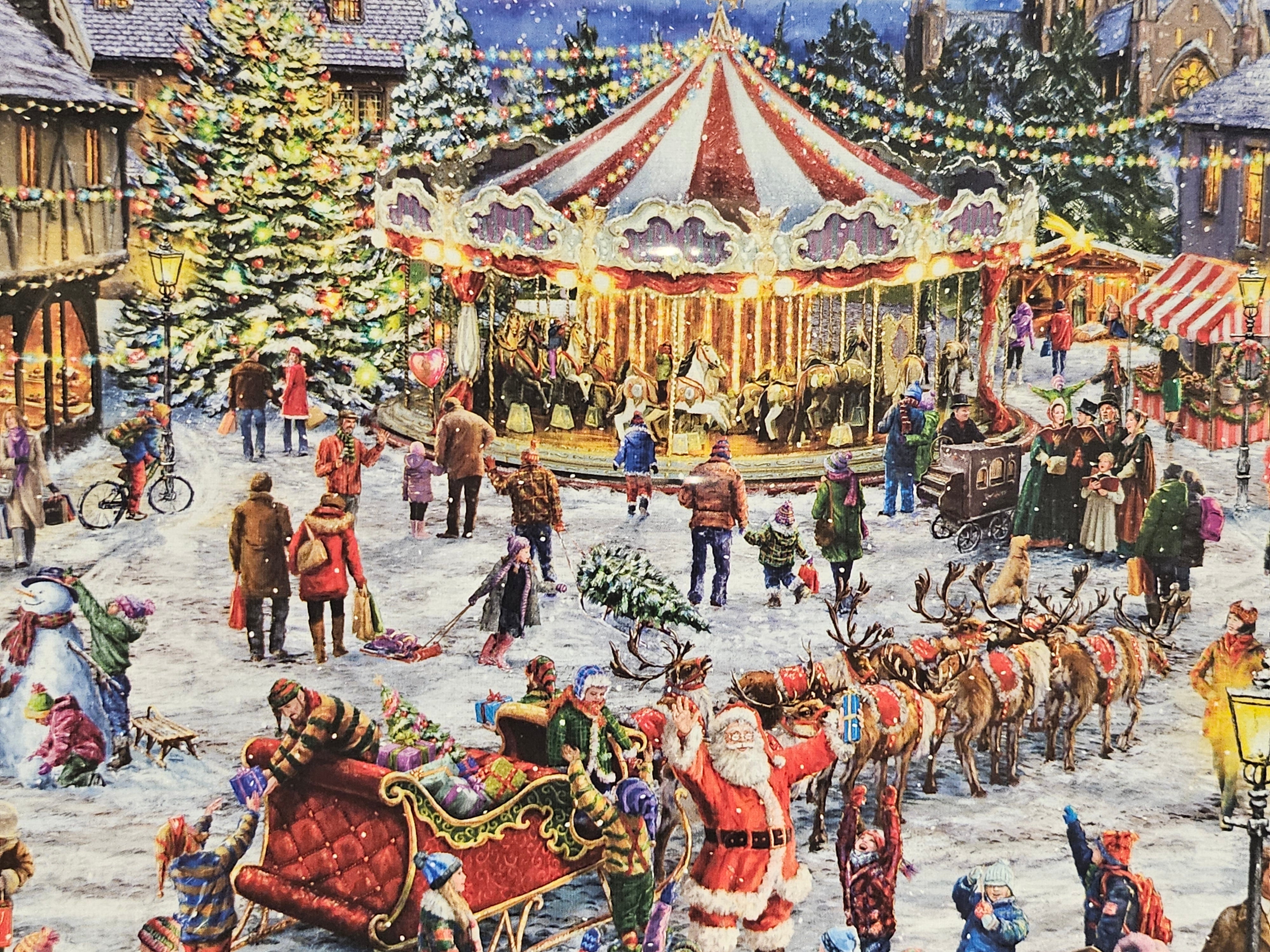 Clementoni Puzzle - The Christmas Fair - 1000 pieces - 81505