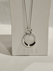 ELLE S/SPendant - Intertwined Hoops - 28+2"