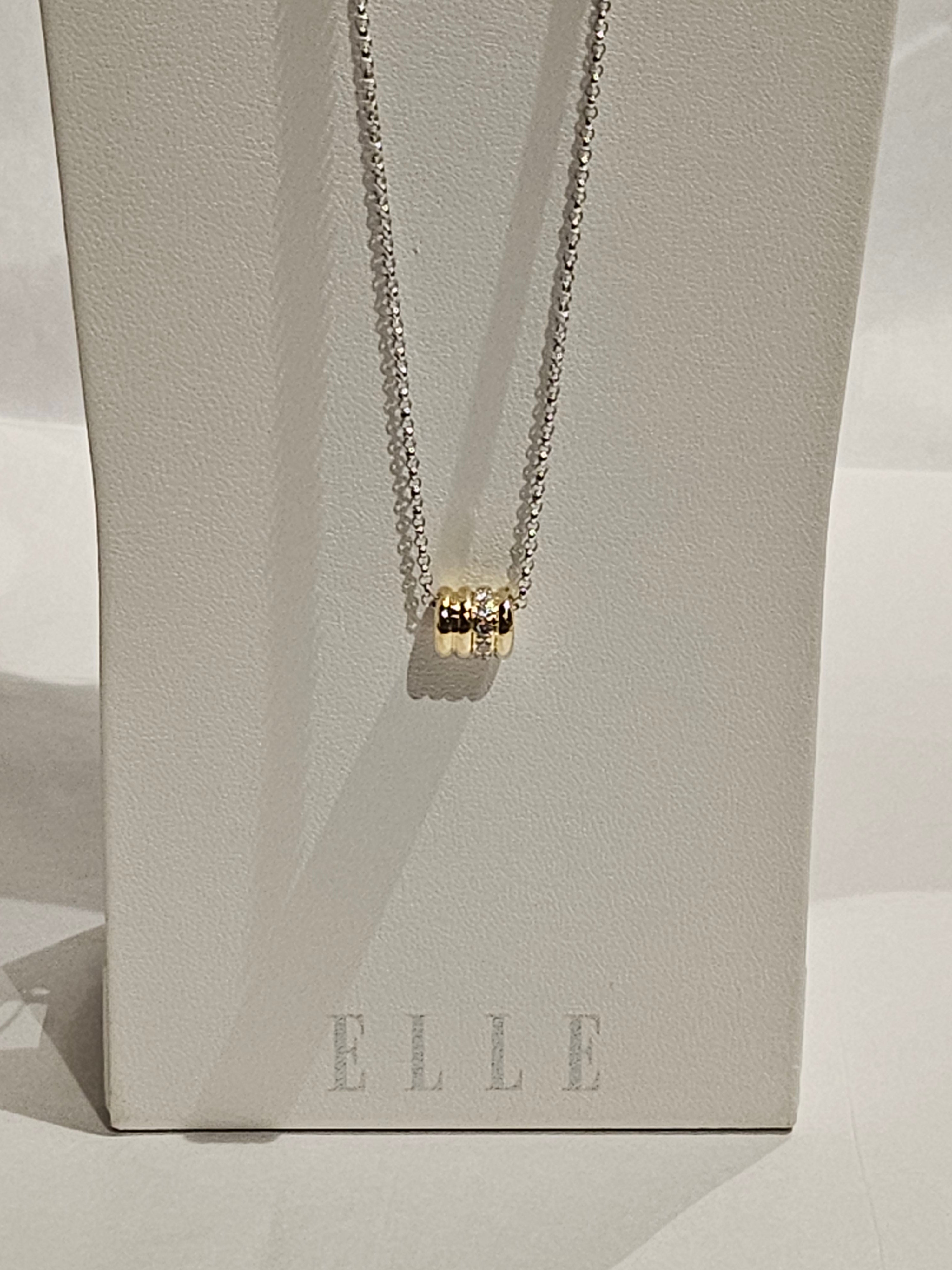 ELLE S/SPendant - Four-row Circle - 17+3"