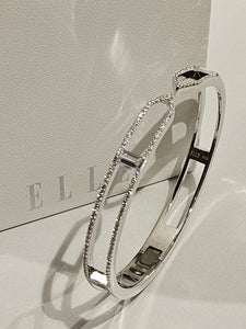 ELLE S/SBangle - Cuff Style with cubic zirconia