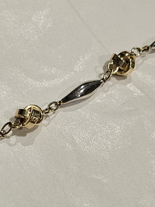 Bracelet - 10Kt Two-Tone Gold - 9065