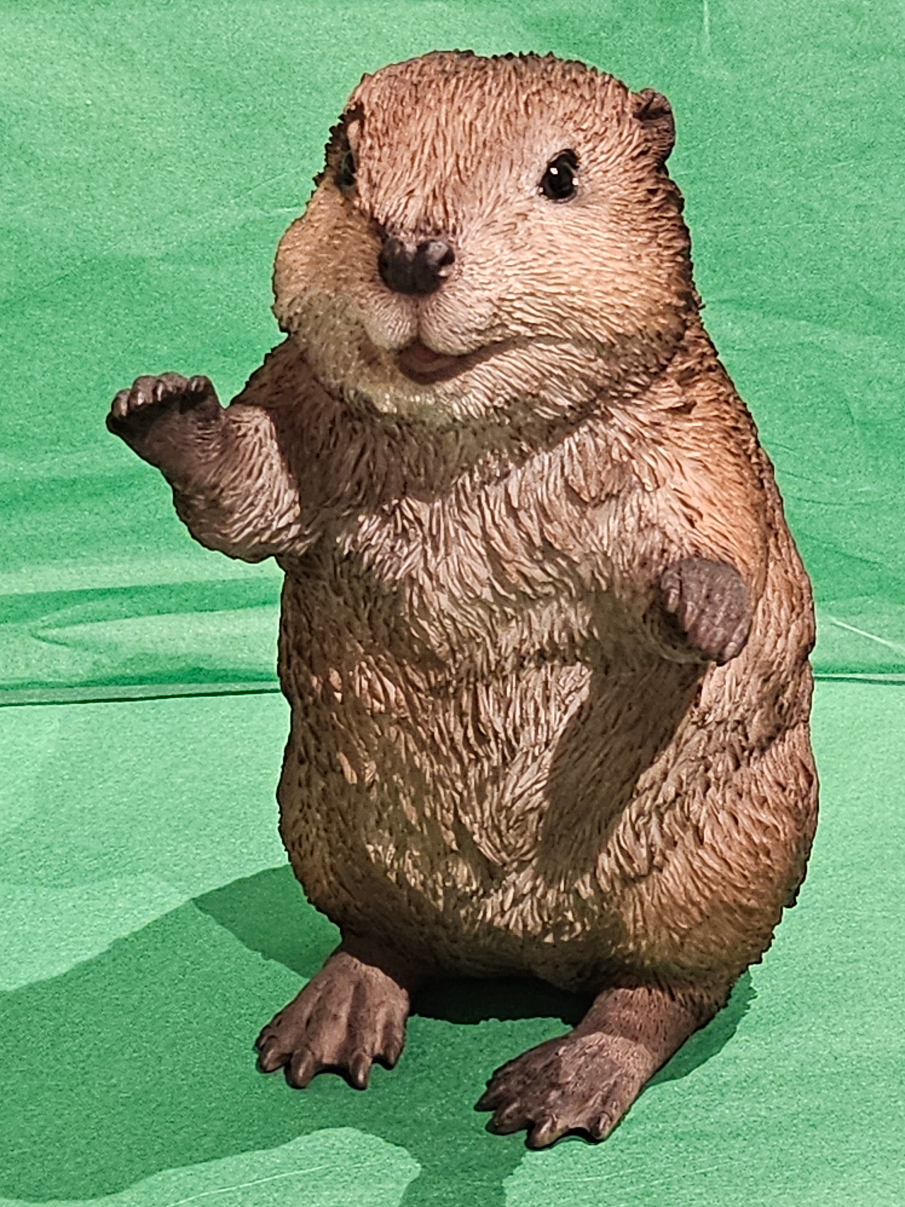 Animal Figurine - Beaver Cub (standing) - 87666-C