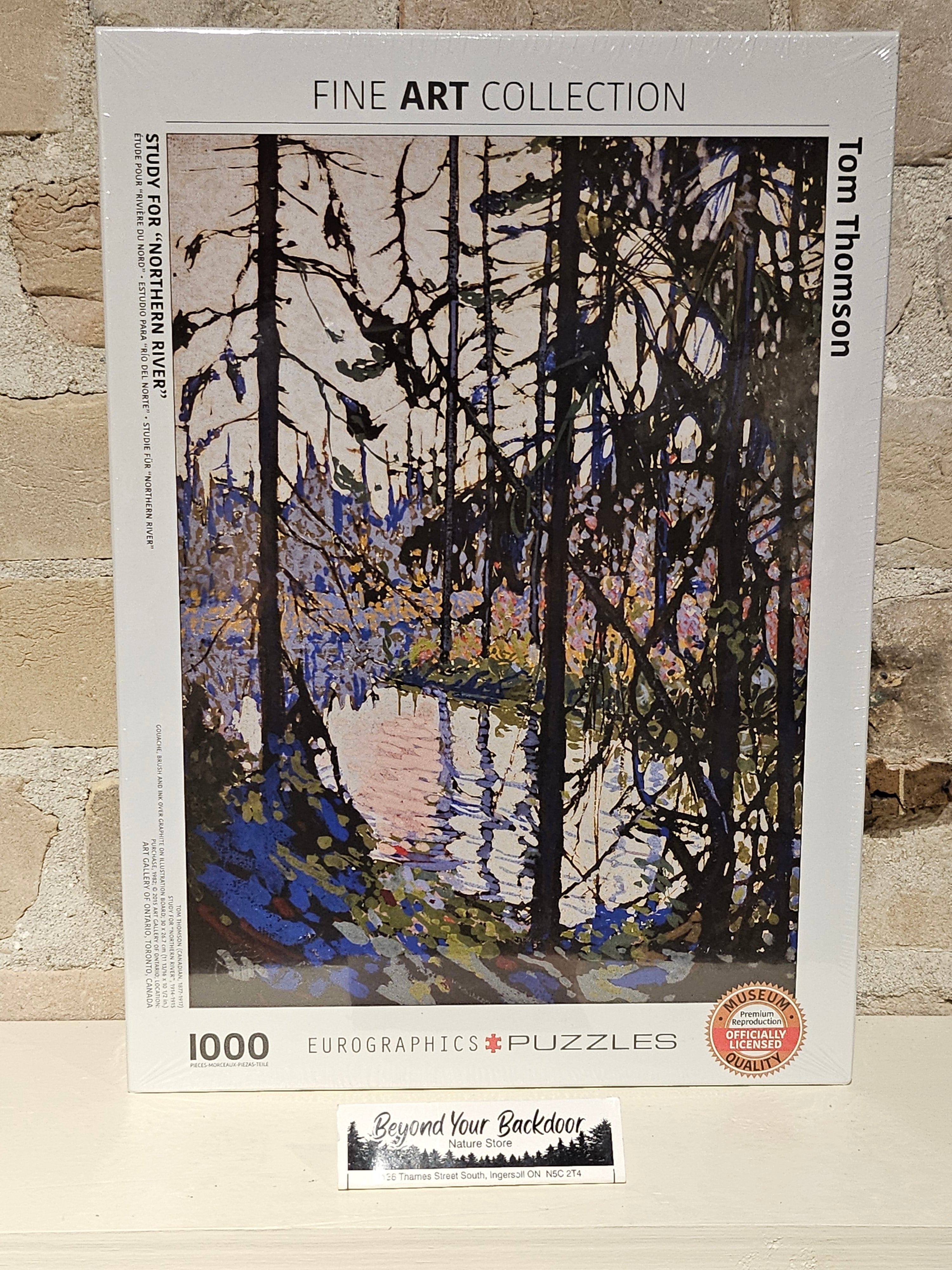 Eurographics Puzzle - Fine Art Collection - Study For "Northern River" by Tom Thomson - 1000 pieces - 6000-0922