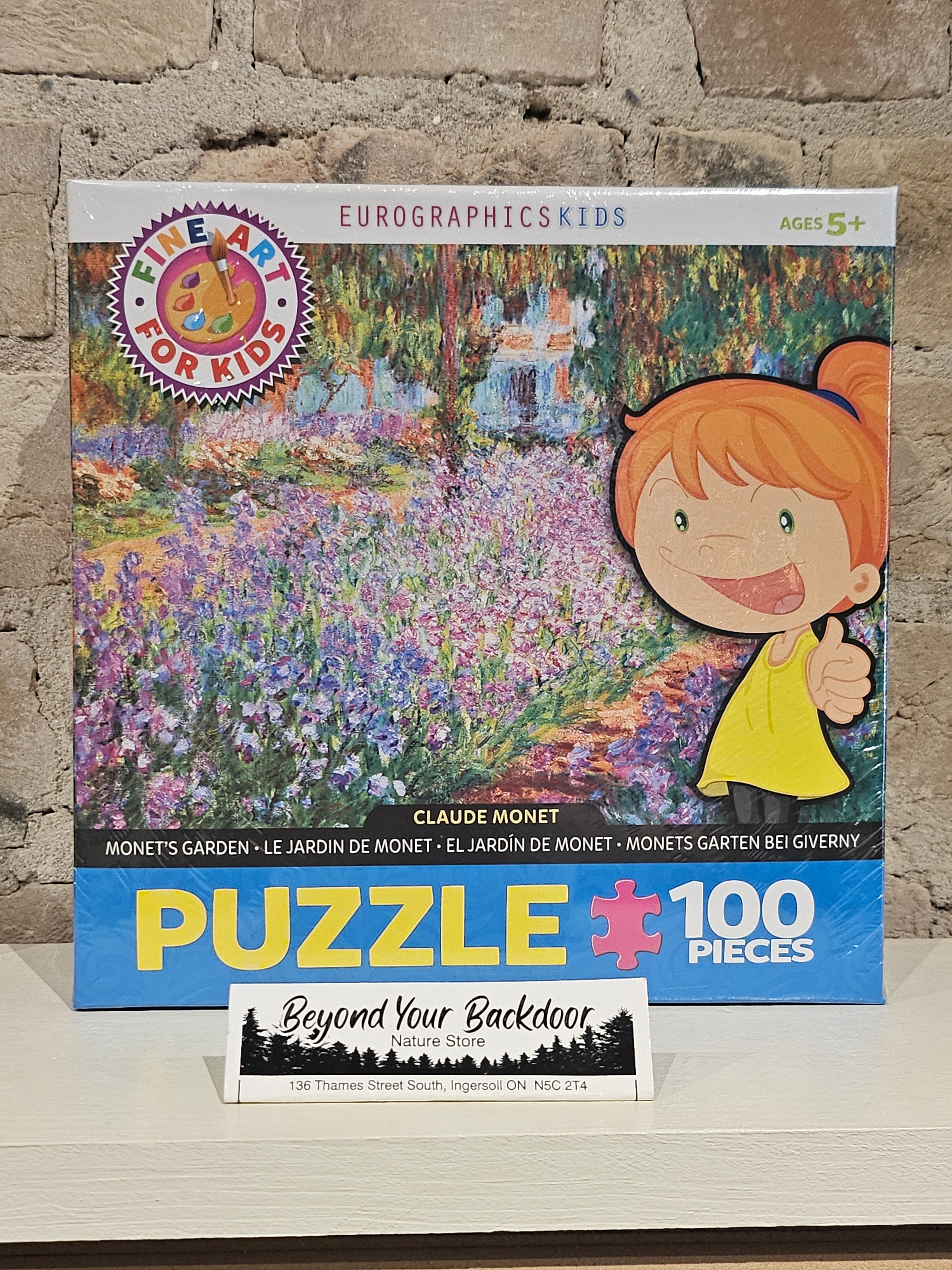 Eurographics Fine Arts for Kids Puzzle - Monet's Garden by Claude Monet - 100 pieces - 6100-4908