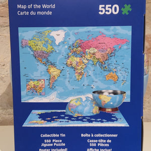 Eurographics Puzzle - Map of the World - 550 pieces - 8551-5863