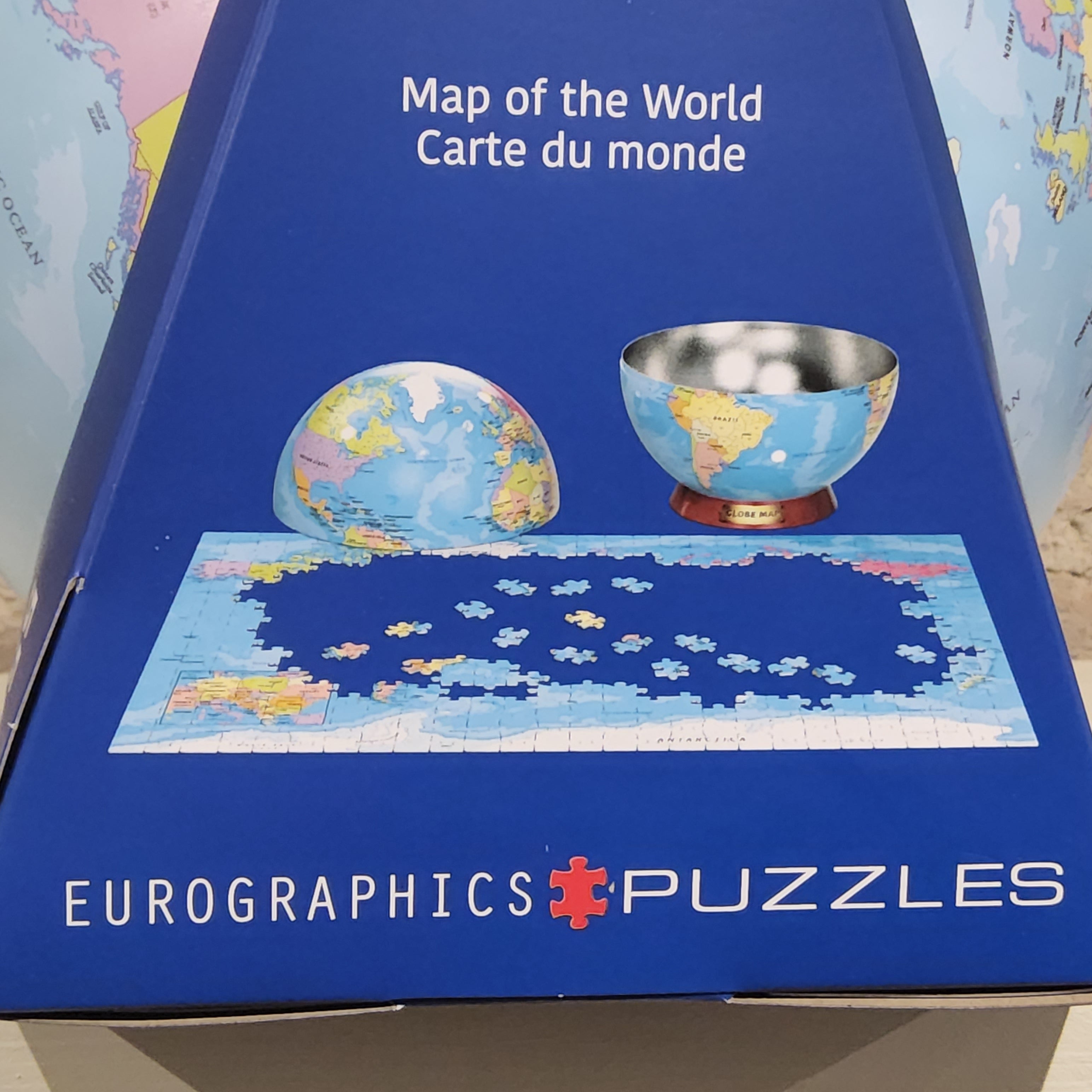 Eurographics Puzzle - Map of the World - 550 pieces - 8551-5863