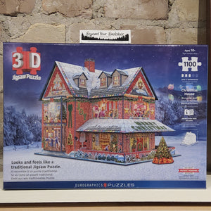 Eurographics Puzzle - 3-D Jigsaw Puzzle - Christmas House - 1100 pieces - 9910-5817