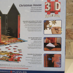 Eurographics Puzzle - 3-D Jigsaw Puzzle - Christmas House - 1100 pieces - 9910-5817