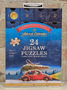 Eurographics Advent Calendar - Christmas Animals - 24 Jigsaw Puzzles  - 8924-5734