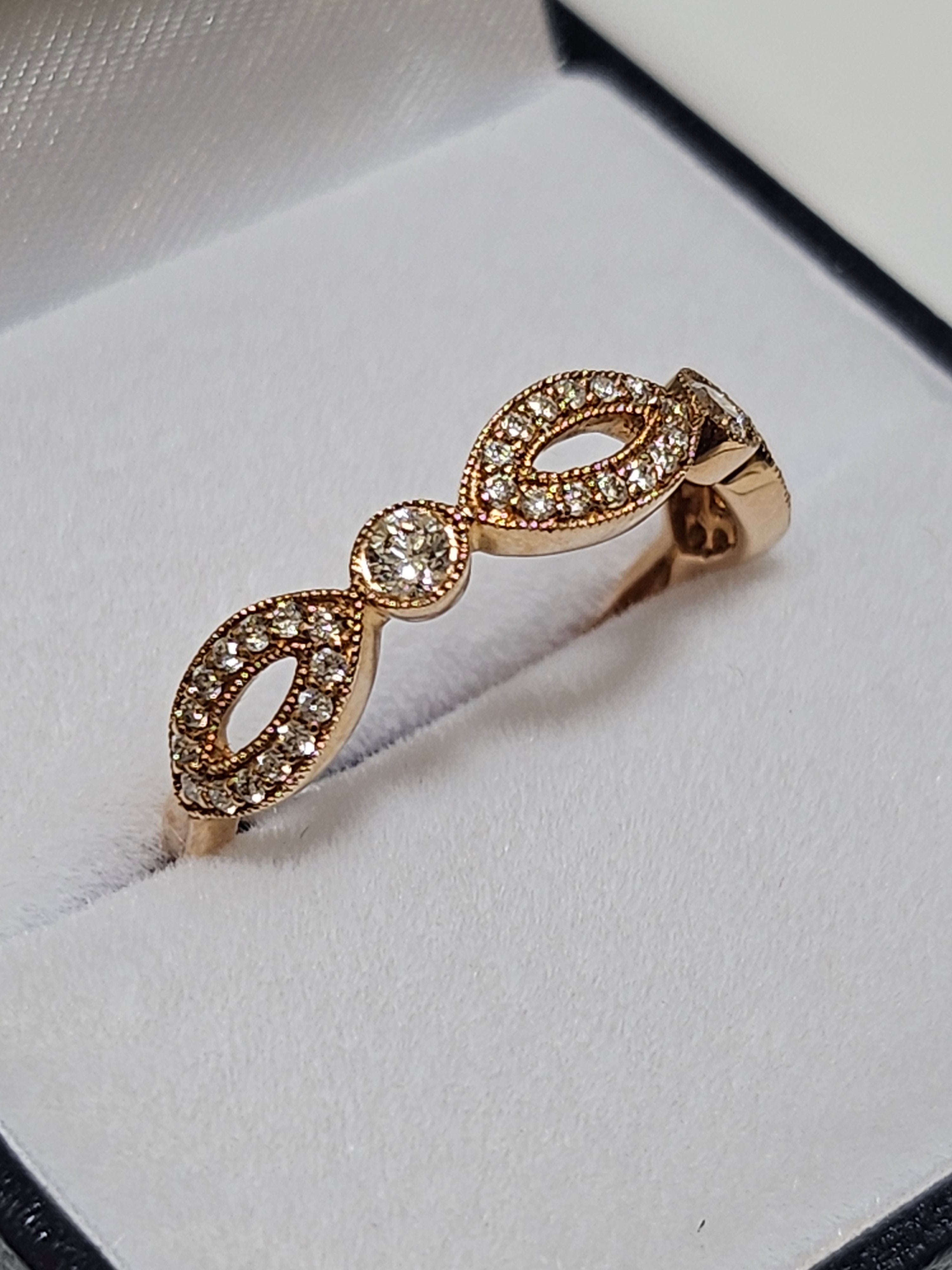 Rose Gold Diamond Ring