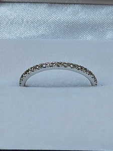 White Gold Diamond Ring (Total weight .15)