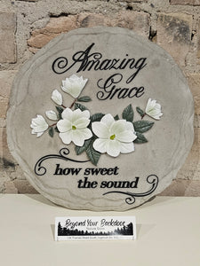 Stepping Stone / Wall Plaque - Amazing Grace - 13410