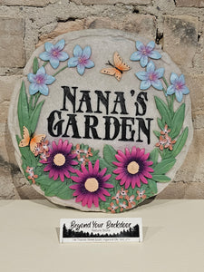 Stepping Stone / Wall Plaque - Nana's Garden - 13366