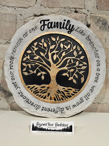 Stepping Stone / Wall Plaque - Family - 13433